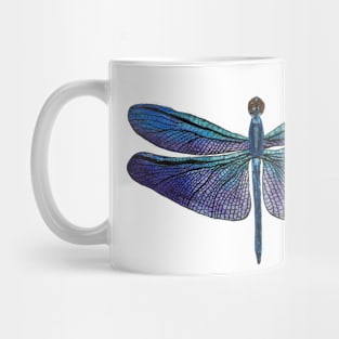 Blue-purple Dragonfly Mug